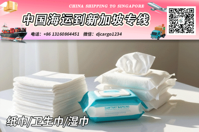 纸巾海运整柜到新加坡