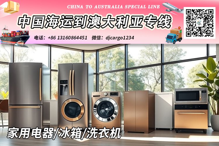 【国际海运】家用电器/冰箱/洗衣机海运整柜到澳大利亚