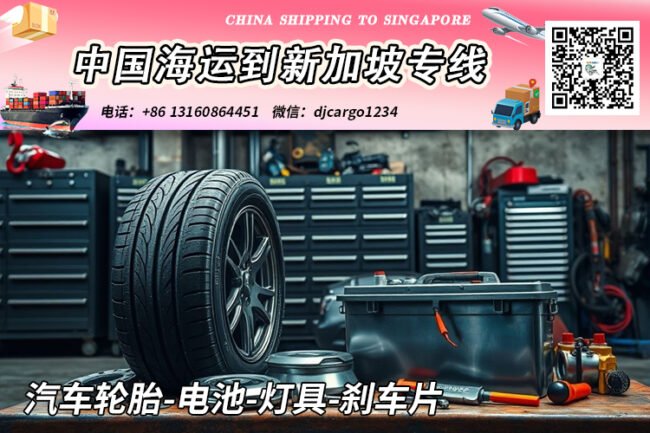 汽车轮胎-电池-灯具-刹车片海运整柜到新加坡本地清关派送