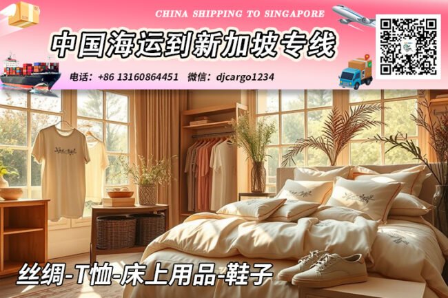 丝绸-T恤-床上用品-鞋子海运整柜到新加坡本地清关派送