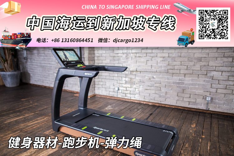 健身器材-跑步机-弹力绳海运整柜/拼箱到新加坡双清门到门