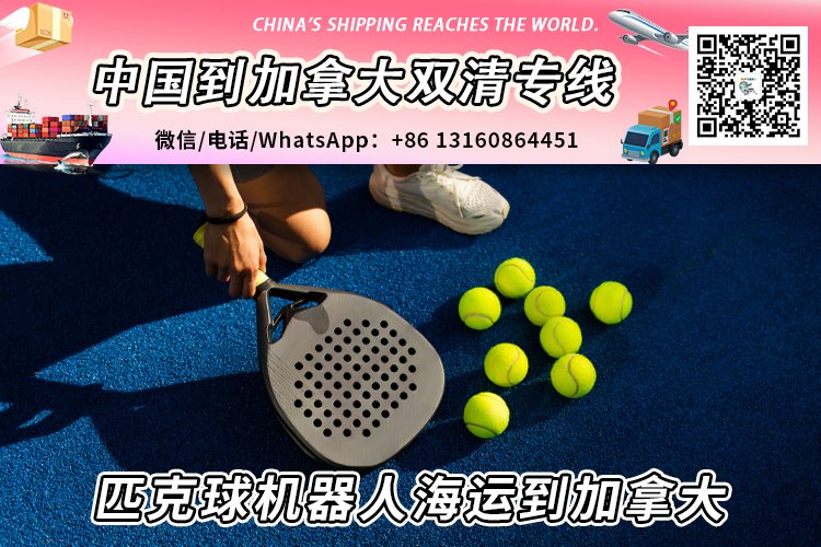 匹克球机器人海运整柜/拼箱到加拿大双清到门→递接物流